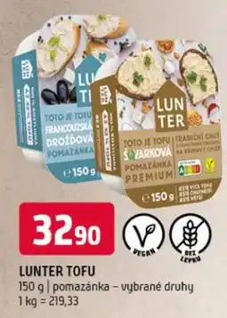 Terno Lunter tofu nabídka