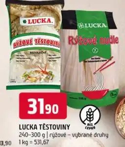 Terno Lucka těstoviny nabídka