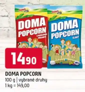 Terno Doma popcorn nabídka