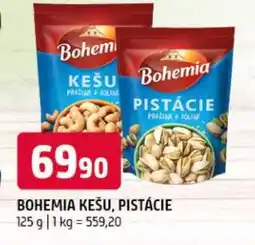 Terno Bohemia kešu, pistácie nabídka