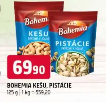 Terno Bohemia kešu, pistácie nabídka