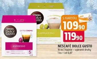 Terno Nescafé dolce gusto nabídka