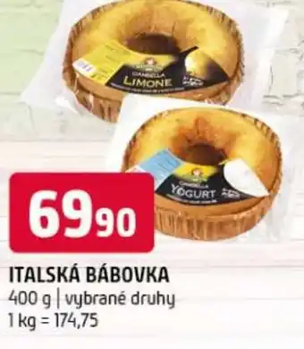 Terno Italská bábovka nabídka