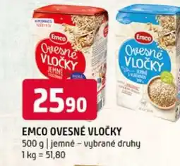 Terno Emco ovesné vločky nabídka