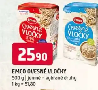 Terno Emco ovesné vločky nabídka