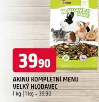 Terno Akinu kompletní menu velký hlodavec nabídka