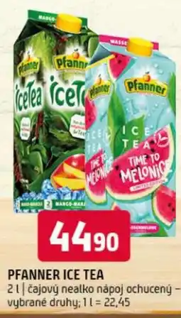 Terno PFANNER Ice Tea nabídka