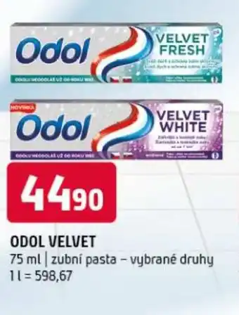 Terno ODOL Velvet nabídka