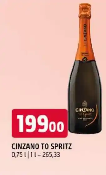 Terno Cinzano to spritz nabídka