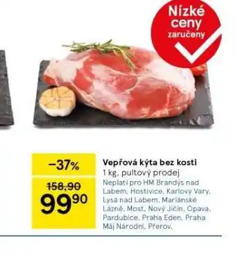 Tesco Vepřový kýta bez kosti nabídka