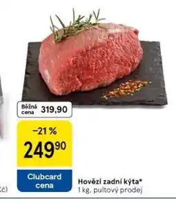 Tesco Hovězí zadní kýta nabídka