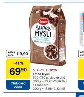 Tesco Emco mysli nabídka