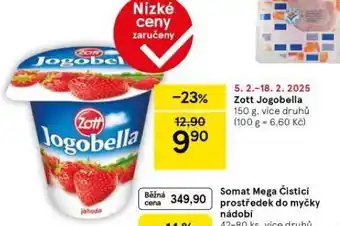 Tesco Zott jogobella nabídka