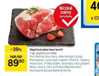 Tesco Vepřová plec bez kosti nabídka