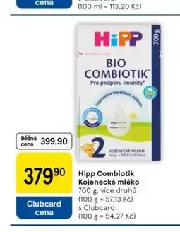 Tesco Hipp combiotik kojenecké mléko nabídka