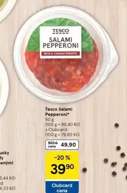 Tesco Salami pepperoni nabídka