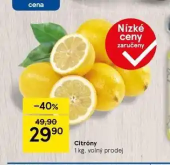 Tesco Citrony nabídka