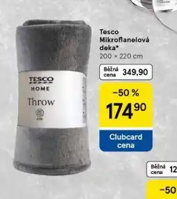 Tesco Mikroflanelová deka nabídka