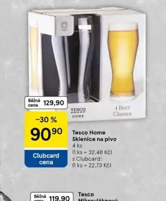 Tesco Sklenice na pivo nabídka