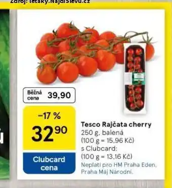 Tesco Rajčata cherry nabídka