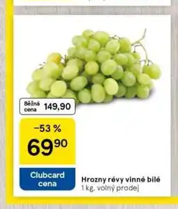 Tesco Hrozny révy vinné bílé nabídka