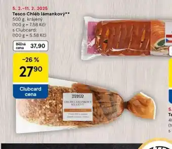 Tesco Chléb lámankový nabídka