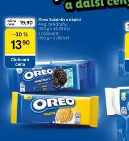 Tesco Oreo sušenky s náplní nabídka