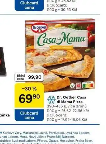 Tesco Dr. oetker casa di mama pizza nabídka