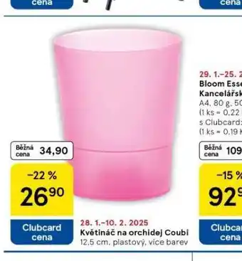 Tesco Květináč na orchideje coubi nabídka