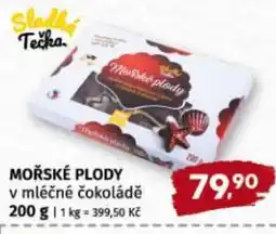 Terno Mořské plody v mléčné čokoládě nabídka