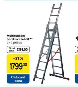 Tesco Multifunkční hliníková žebřík nabídka