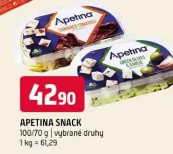 Terno APETINA Snack nabídka