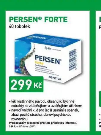 Alphega Lékárna Persen forte nabídka