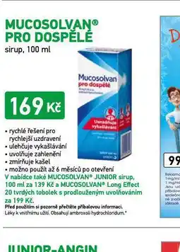 Alphega Lékárna Mucosolvan pro dospělé nabídka