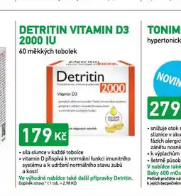 Alphega Lékárna Detritin vitamin d3 2000 iu nabídka