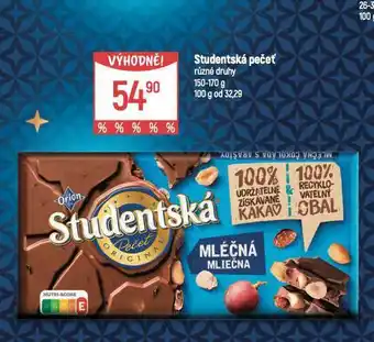 Globus Orion studentská pečeť nabídka