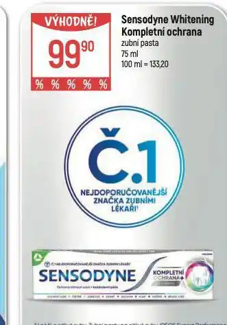 Globus Sensodyne whitening zubní pasta nabídka