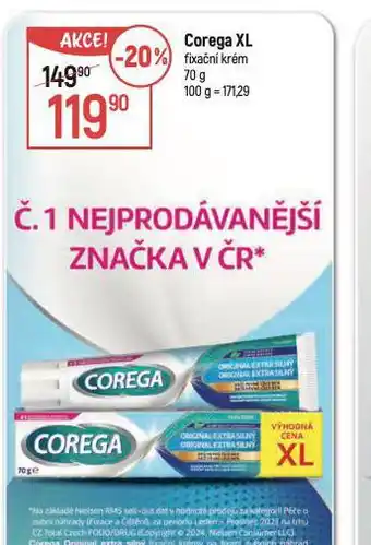 Globus Corega xl fixační krém nabídka