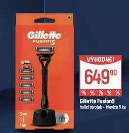 Globus Gillette fusion5 holicí strojek + hlavice nabídka