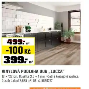 OBI Vinylová podlaha dub,,lucca" nabídka