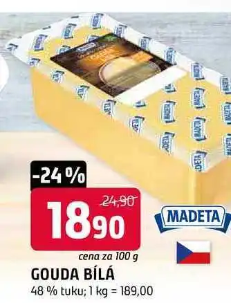 Terno Gouda bílá 48% 100g nabídka