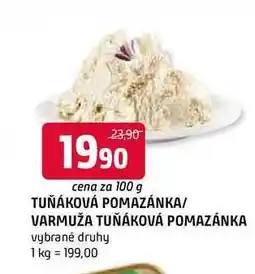 Terno Pomazánka Tuňáková varmuža tuńáková pomazánka 100g nabídka