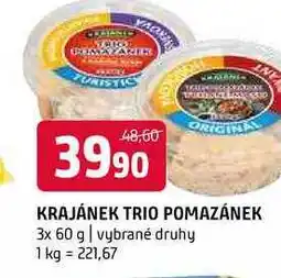 Terno Krajánek trio pomazánek 3x60g nabídka