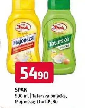 Terno Spak tatarská omáčka Majonéza 500ml nabídka