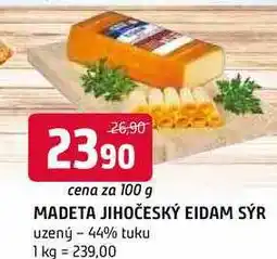 Terno Madeta Jihočeský eidam 44% 100g nabídka