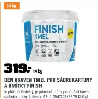 OBI Den braven tmel pro sádrokartony a omítky finish nabídka