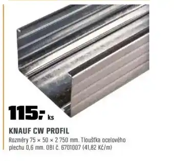 OBI Knauf cw profil nabídka