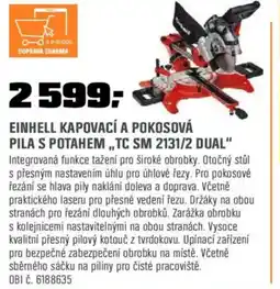 OBI Einhell kapovací a pokosová pila s potahem,,tc sm 2131/2 dual nabídka