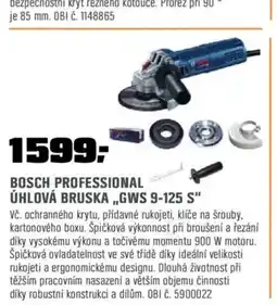 OBI Bosch professional úhlová bruska,,gws 9-125 s" nabídka