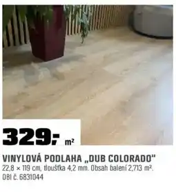 OBI Vinylová podlaha „dub colorado nabídka